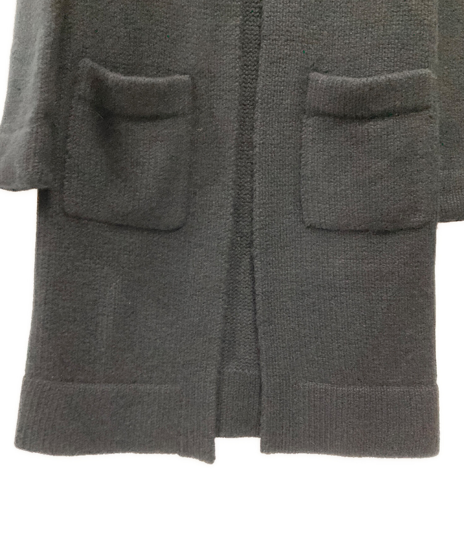 中古・古着通販】FOXEY (フォクシー) ニットカーディガン ブラック