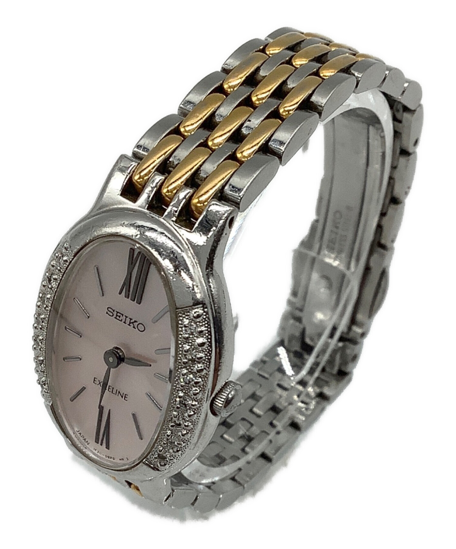 SEIKO セイコー 腕時計 レクタンギュラー エクセリーヌ クォーツ 中古・古着通販】SEIKO (セイコー) エクセリーヌ クロノグラフ