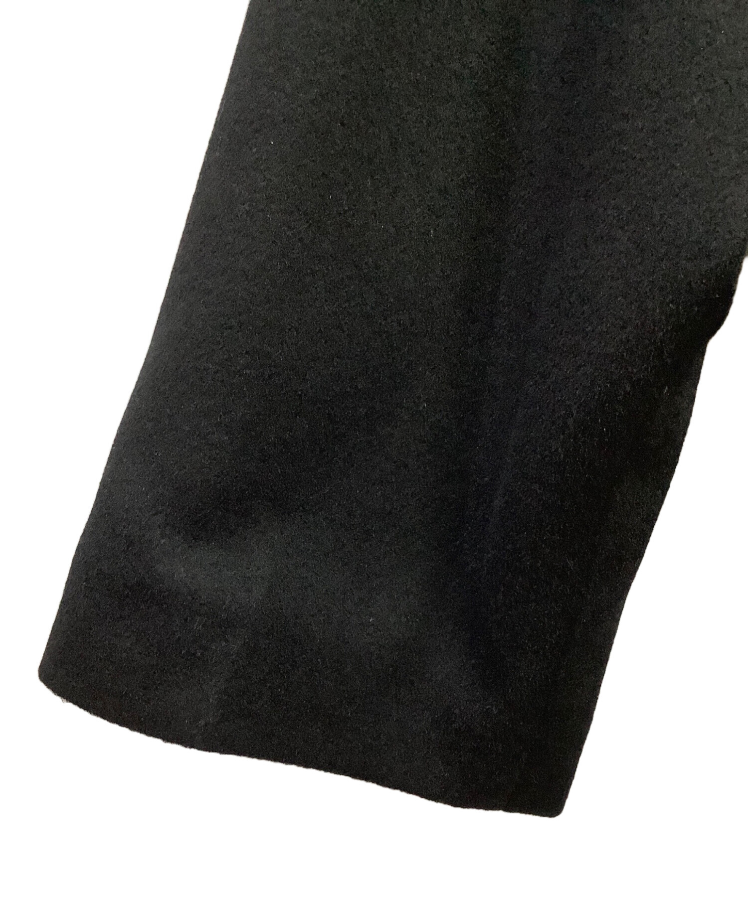 中古・古着通販】BALMAIN (バルマン) カシミヤコート ブラック サイズ