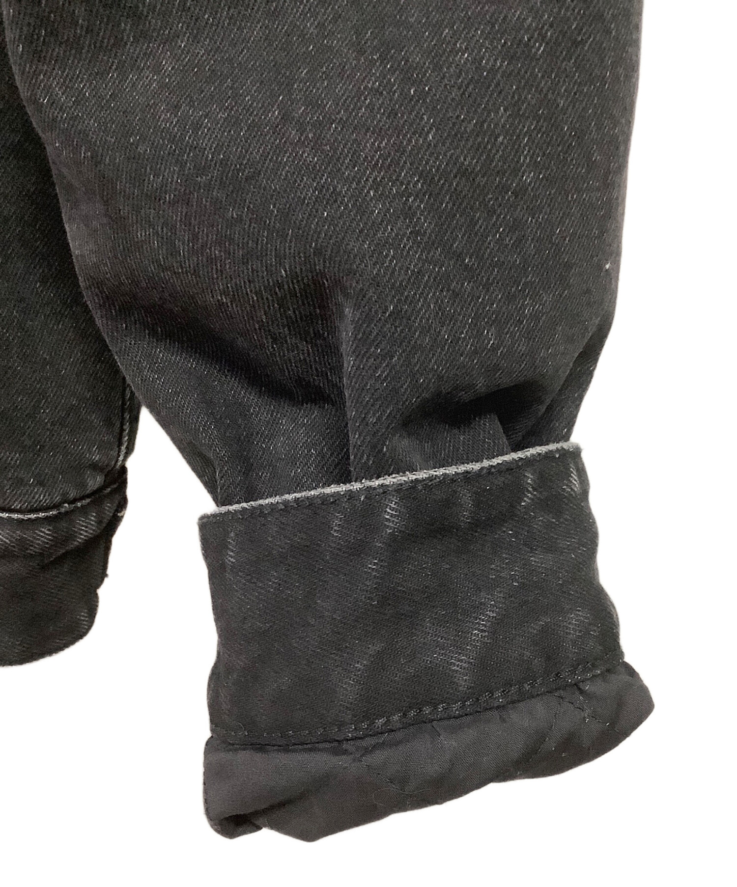 中古・古着通販】COACH (コーチ) デニムジャケット ブラック サイズ:L