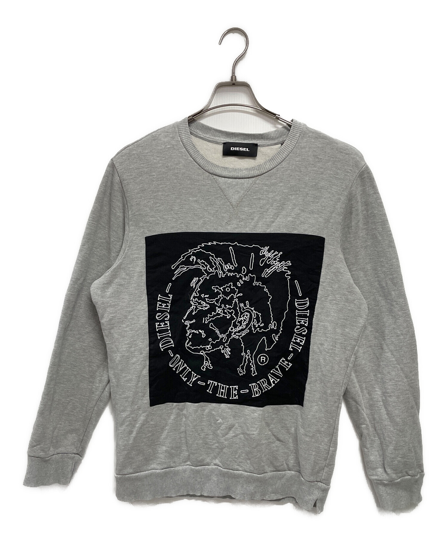 DIESEL ディーゼル スウェット M グレー 【古着】【中古】 中古・古着通販】DIESEL (ディーゼル) クルーネックスウェット グレー