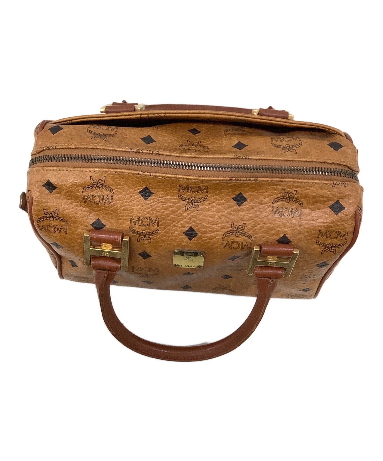 中古・古着通販】MCM (エムシーエム) ハンドバッグ ブラウン｜ブランド