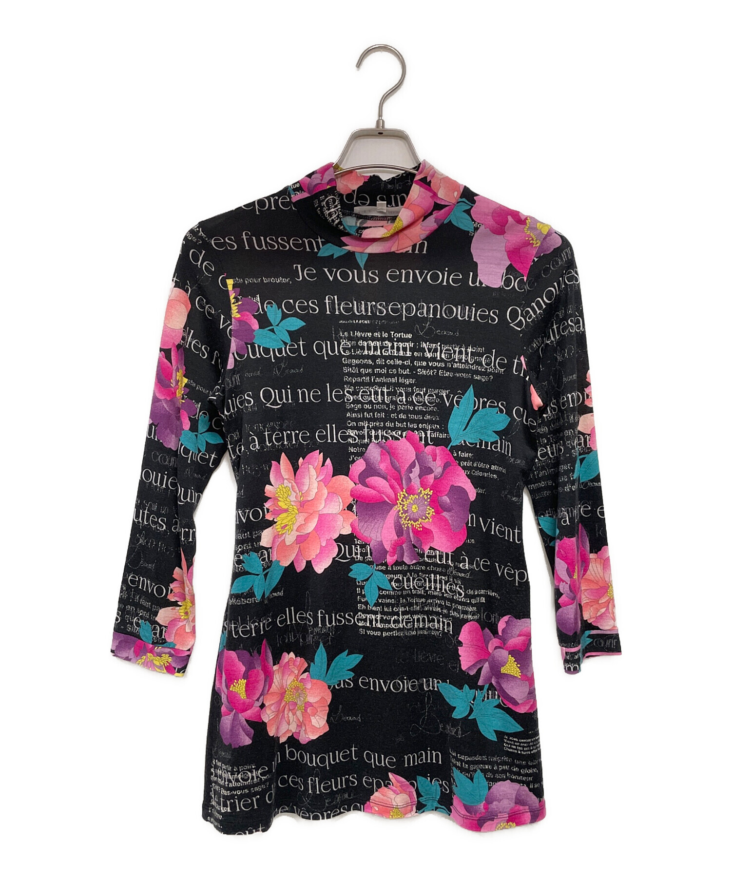 ☆ LEONARD レオナール ローズ柄 長袖 カットソー ☆ 中古・古着通販】LEONARD SPORT (レオナール スポーツ) 花柄長袖