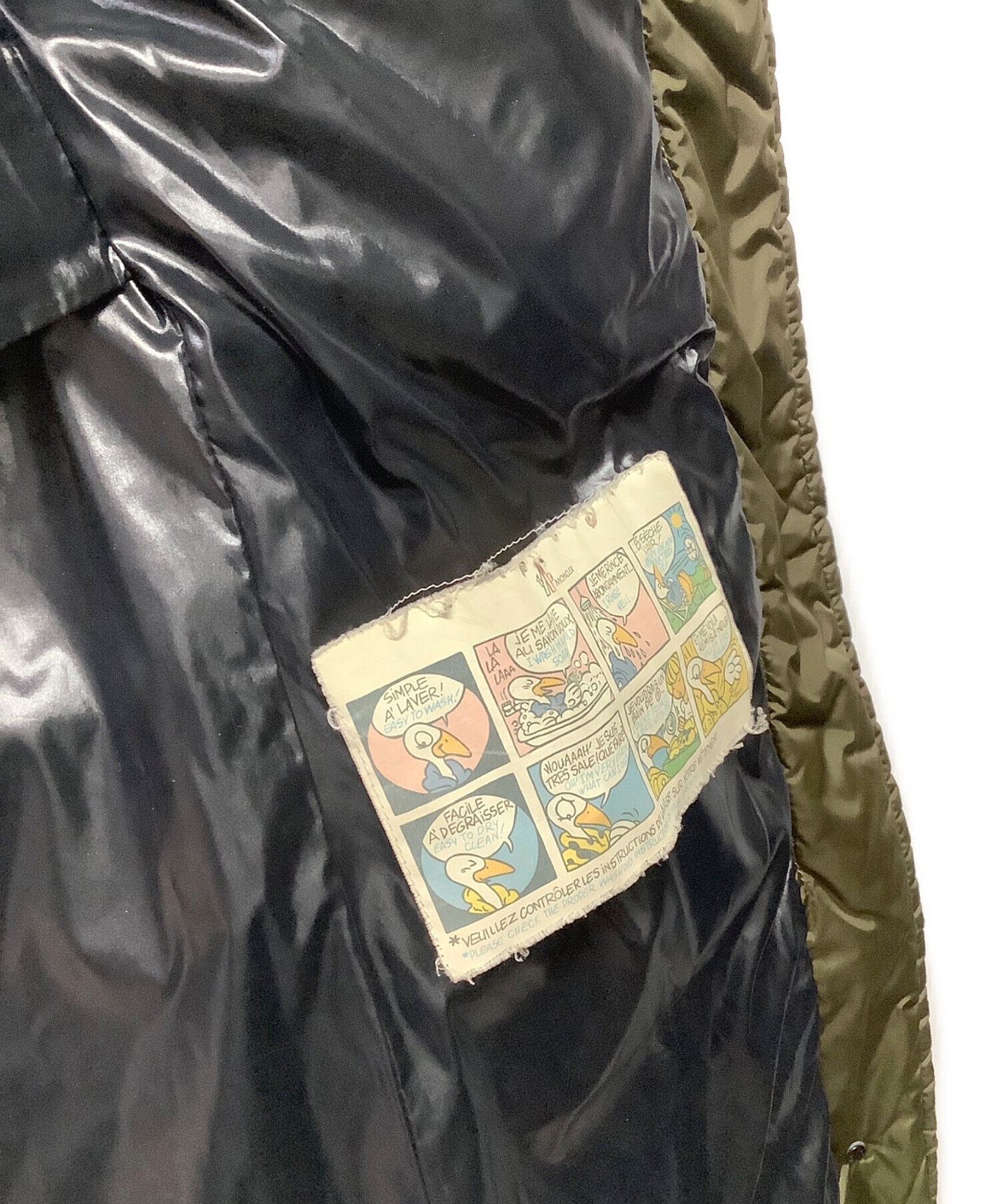 中古・古着通販】MONCLER (モンクレール) MELINAダウンコート オリーブ 