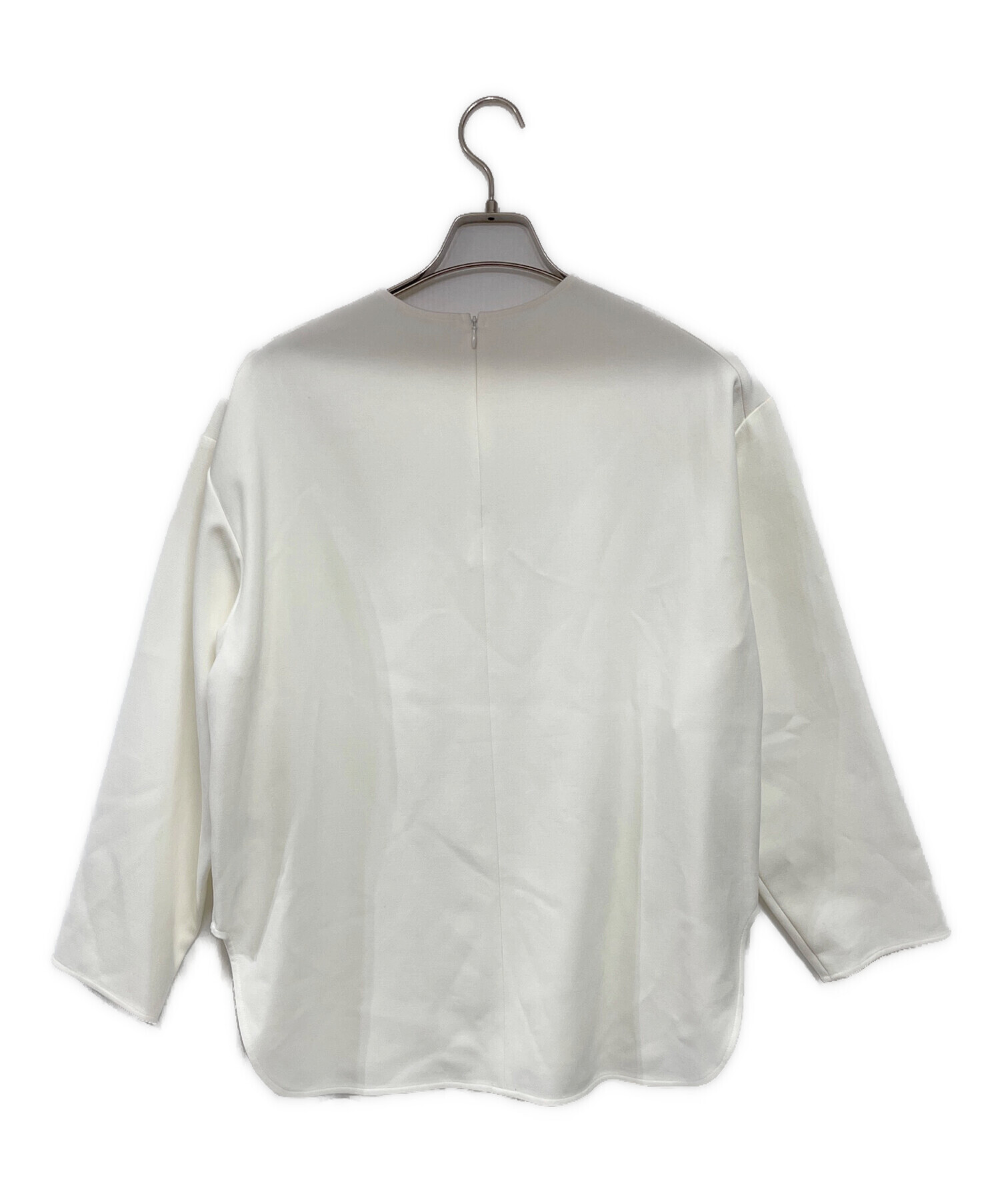 中古・古着通販】YORI (ヨリ) 長袖ブラウス ホワイト サイズ:Free