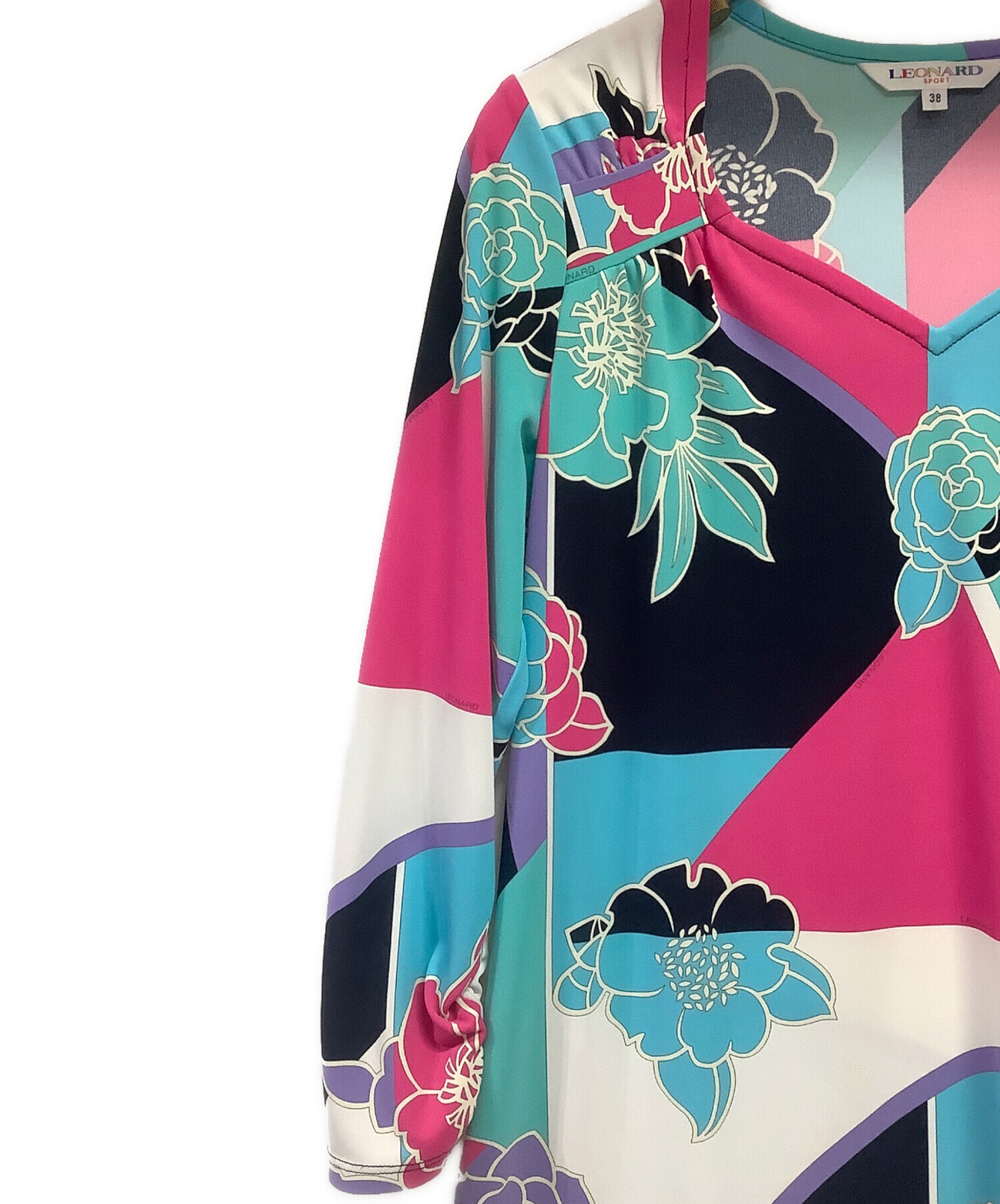 中古・古着通販】LEONARD SPORT (レオナール スポーツ) 花柄七分丈