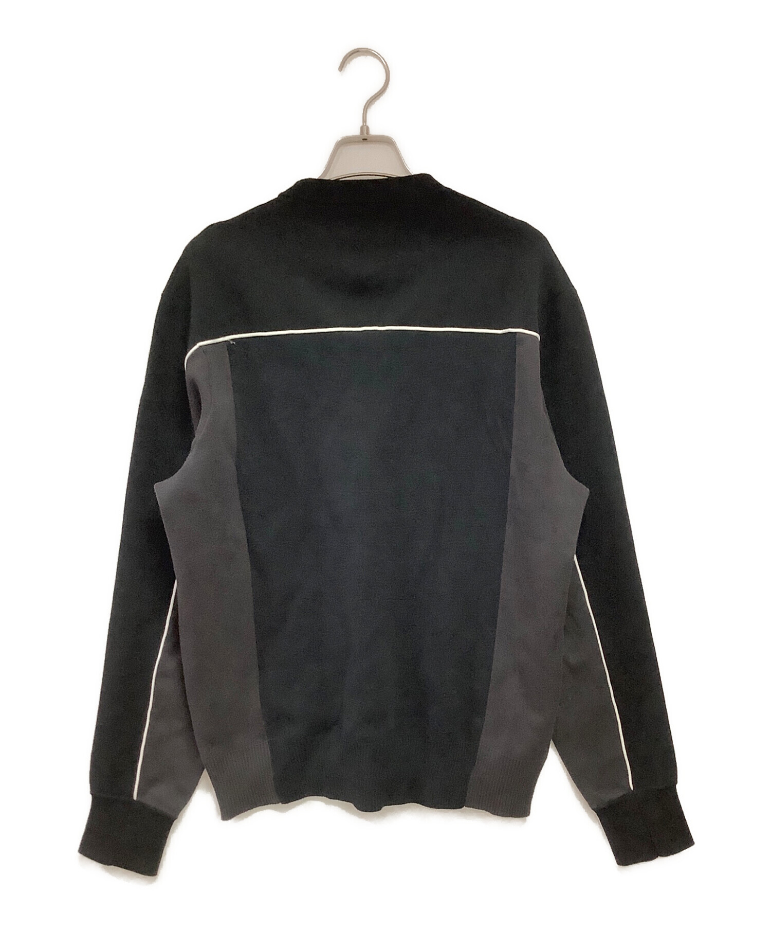 中古・古着通販】DIESEL (ディーゼル) 薄手ニット ブラック サイズ:L 