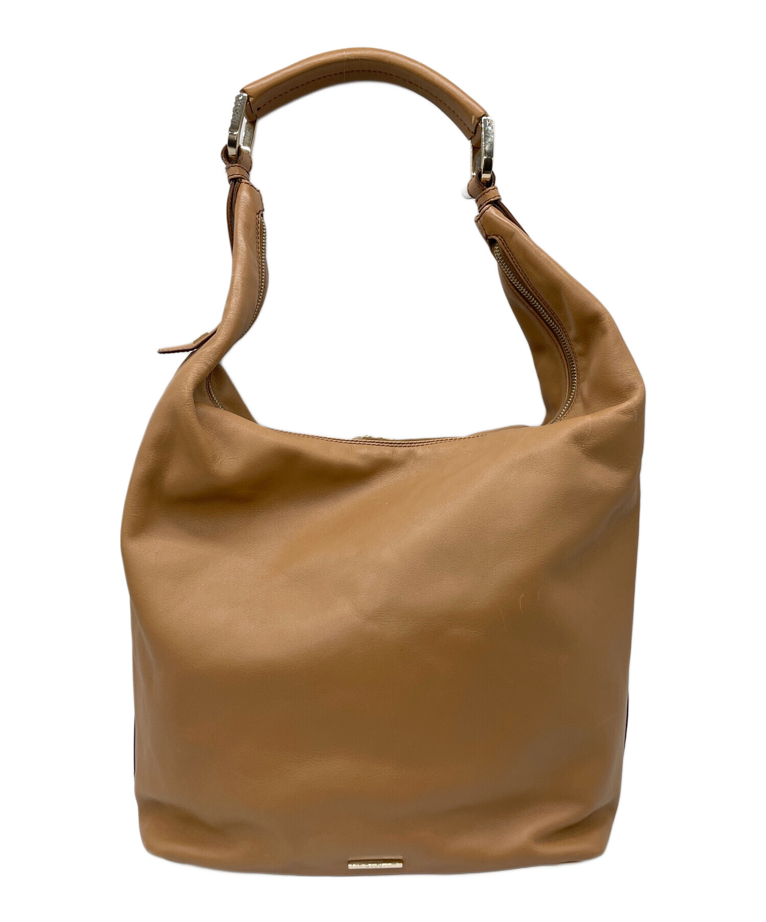中古・古着通販】GUCCI (グッチ) ワンショルダーハンドバッグ ブラウン