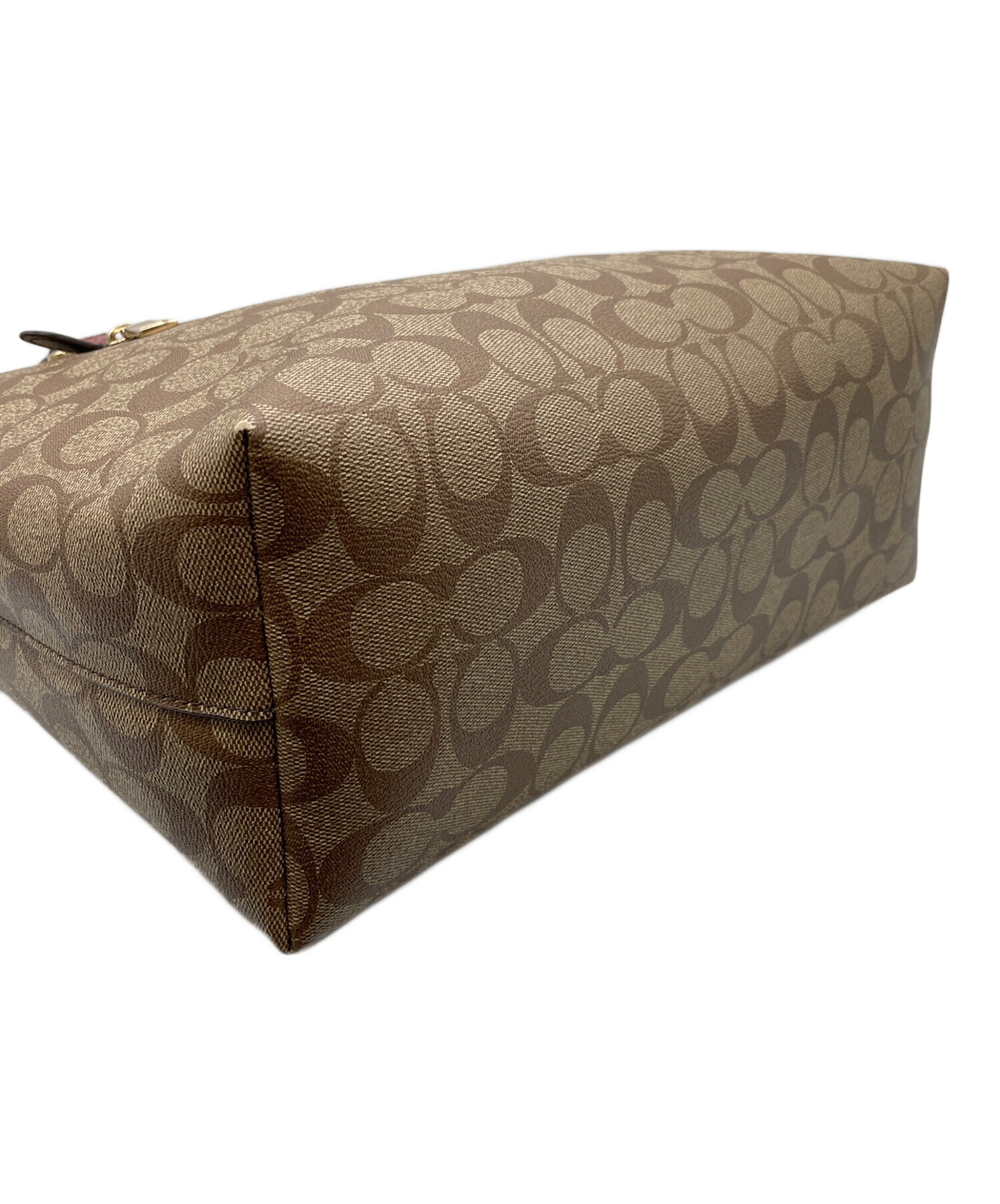 中古・古着通販】COACH (コーチ) シグネチャー トートバッグ ベージュ