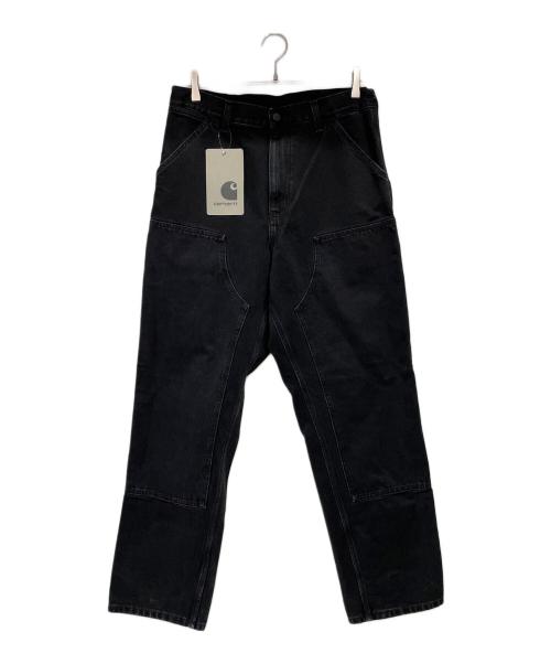 中古・古着通販】CarHartt (カーハート) ダブルニーパンツ ブラック