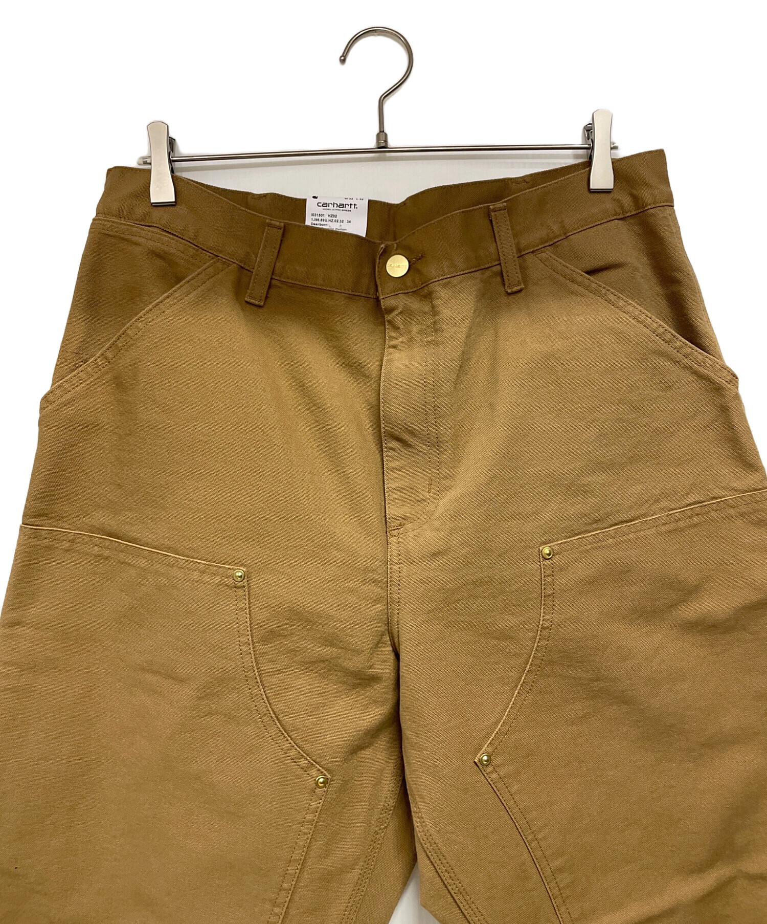 中古・古着通販】CarHartt (カーハート) ダブルニーパンツ キャメル