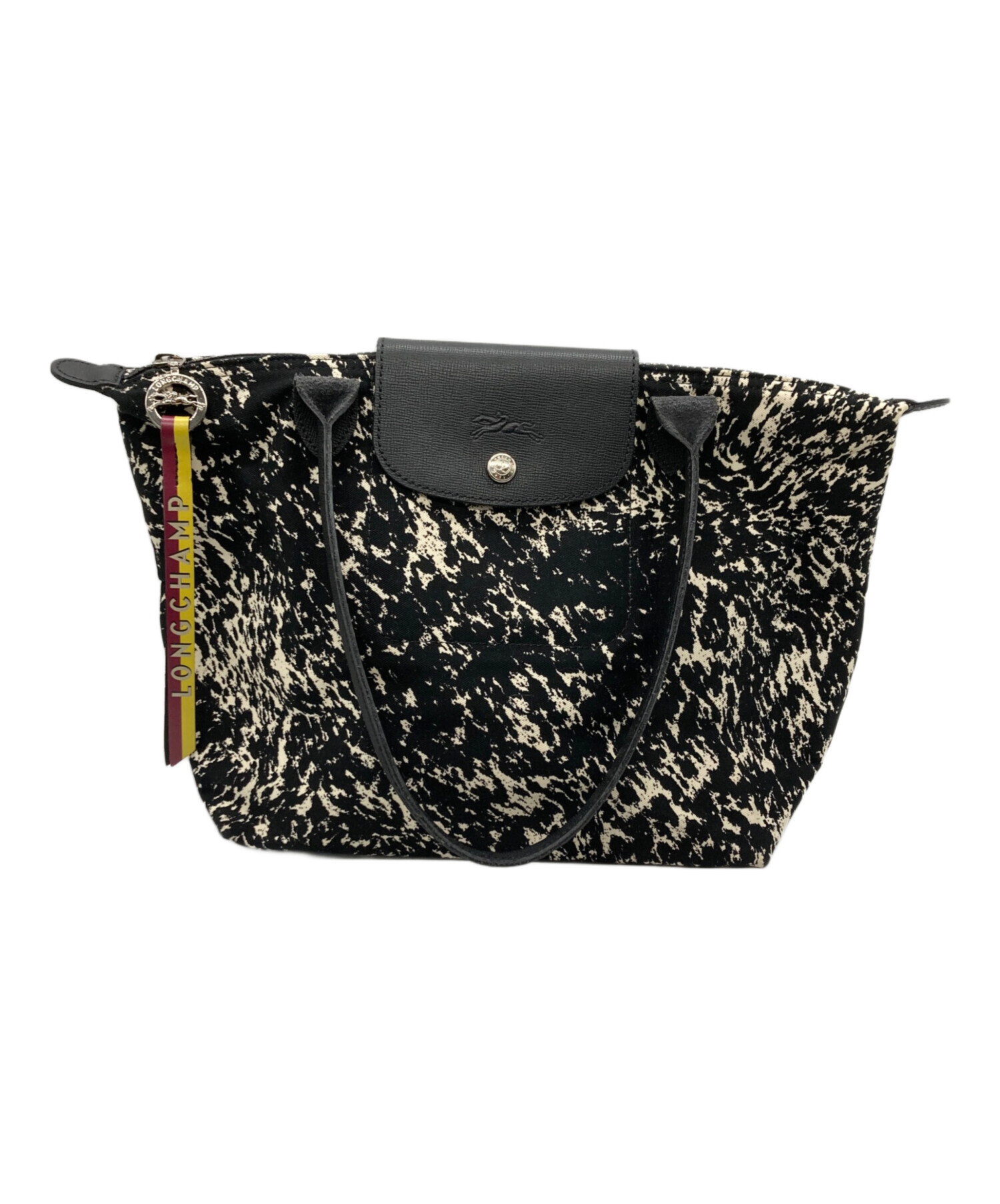 中古・古着通販】LONGCHAMP (ロンシャン) ハンドバッグ ブラック