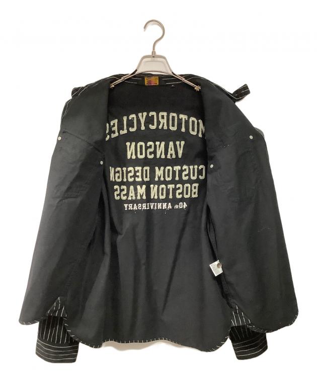中古・古着通販】VANSON (バンソン) デニム・ウォバッシュストライプ