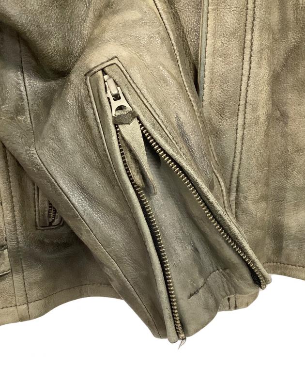 中古・古着通販】Schott (ショット) ライダースジャケット オリーブ