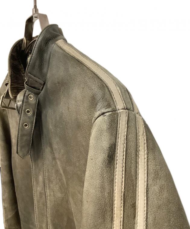 中古・古着通販】Schott (ショット) ライダースジャケット オリーブ
