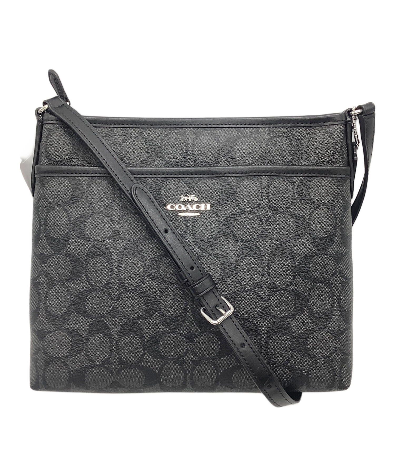 中古・古着通販】COACH (コーチ) シグネチャー ショルダーバッグ