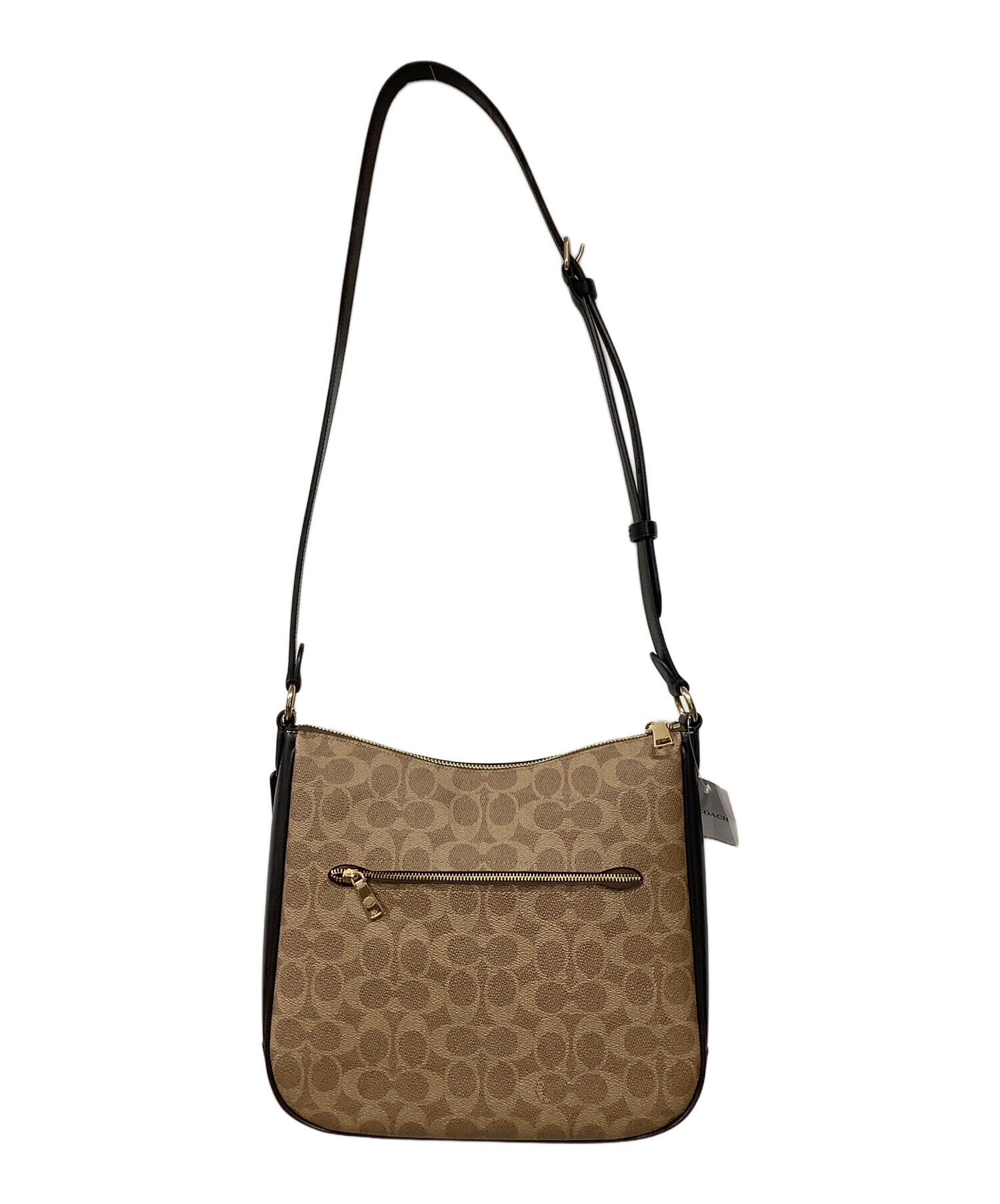 中古・古着通販】COACH (コーチ) シグネチャー エリー ファイル バッグ 