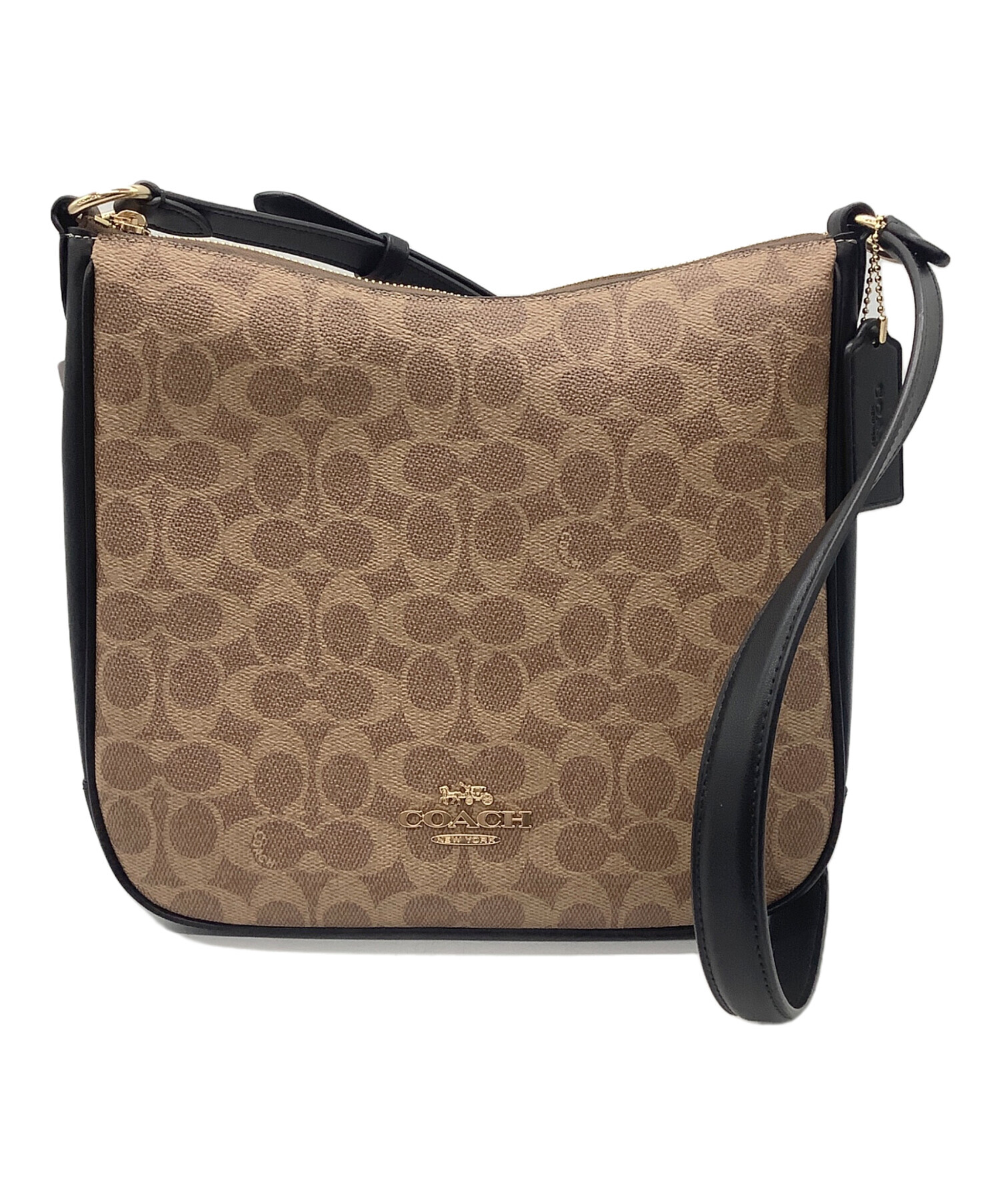 中古・古着通販】COACH (コーチ) シグネチャー エリー ファイル バッグ 