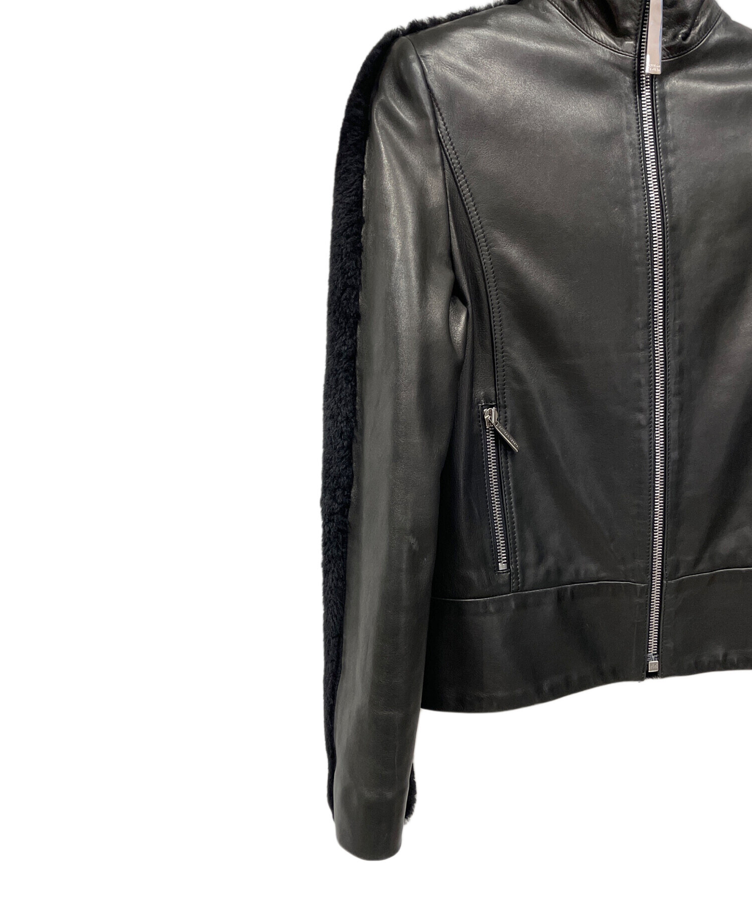 中古・古着通販】BOTTEGA VENETA (ボッテガベネタ) レザーライダース