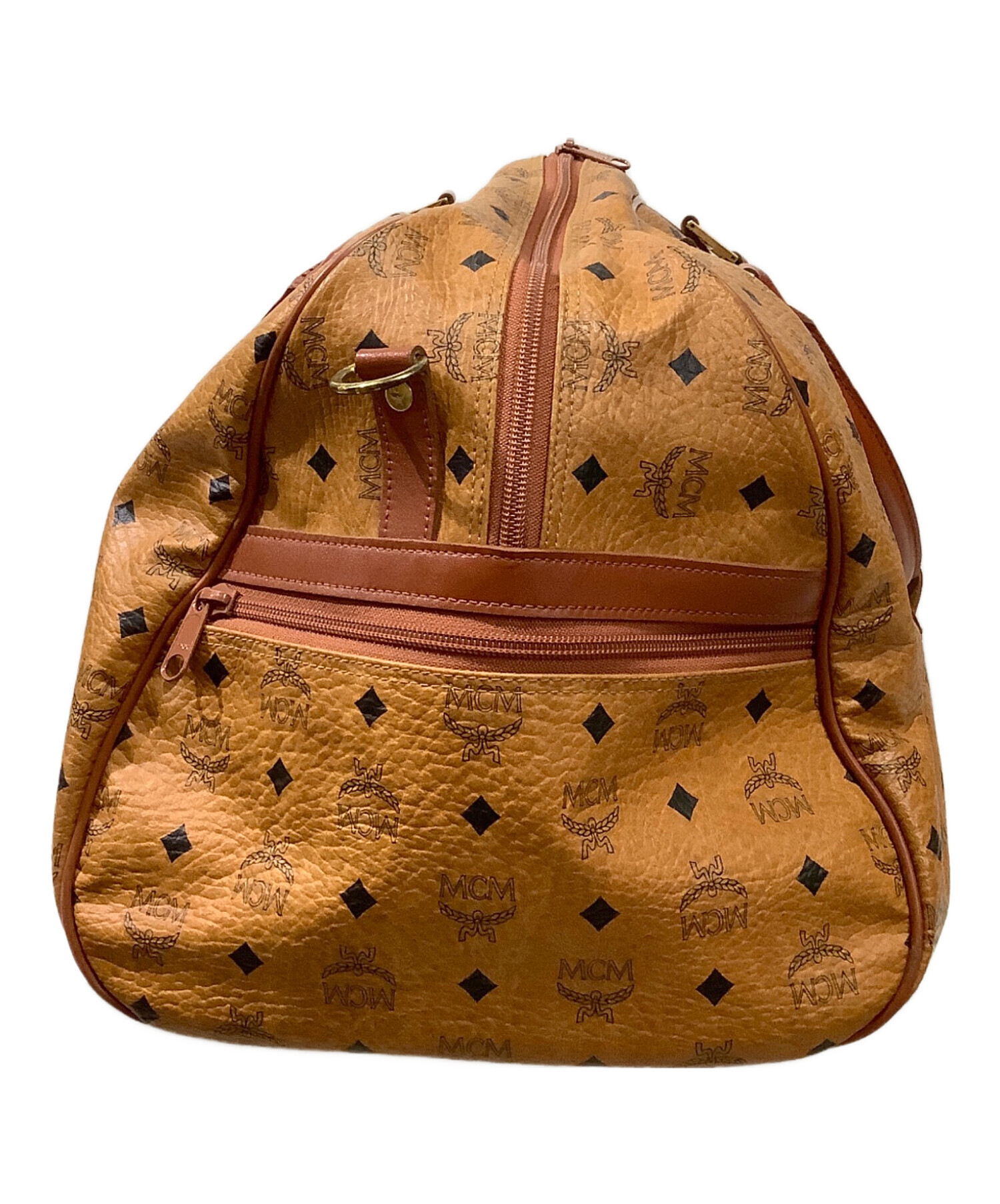 中古・古着通販】MCM (エムシーエム) ボストンバッグ ブラウン