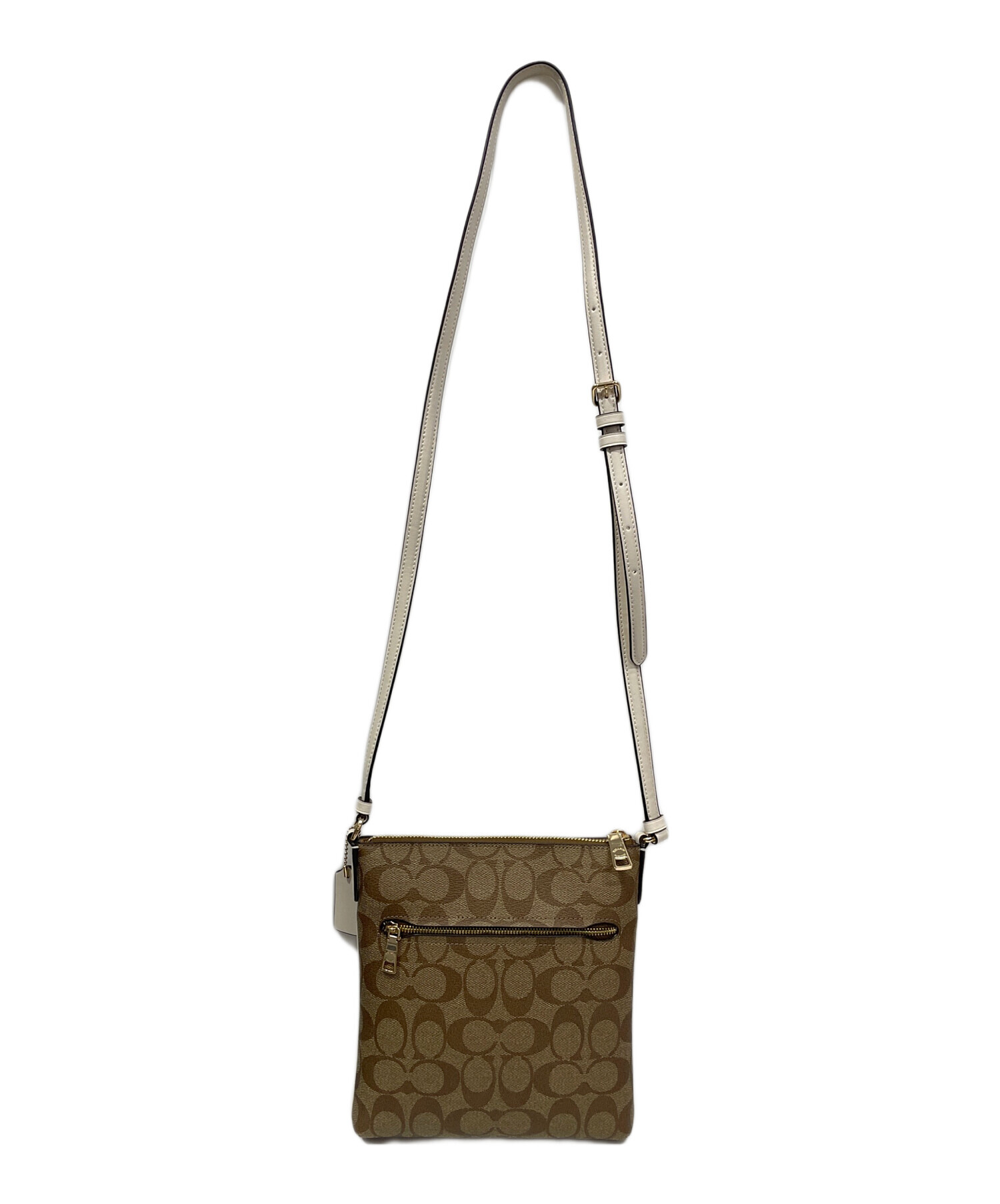 【ジャンク】COACH ショルダーバック 中古・古着通販】COACH (コーチ) ワンショルダーバッグ ブラウン