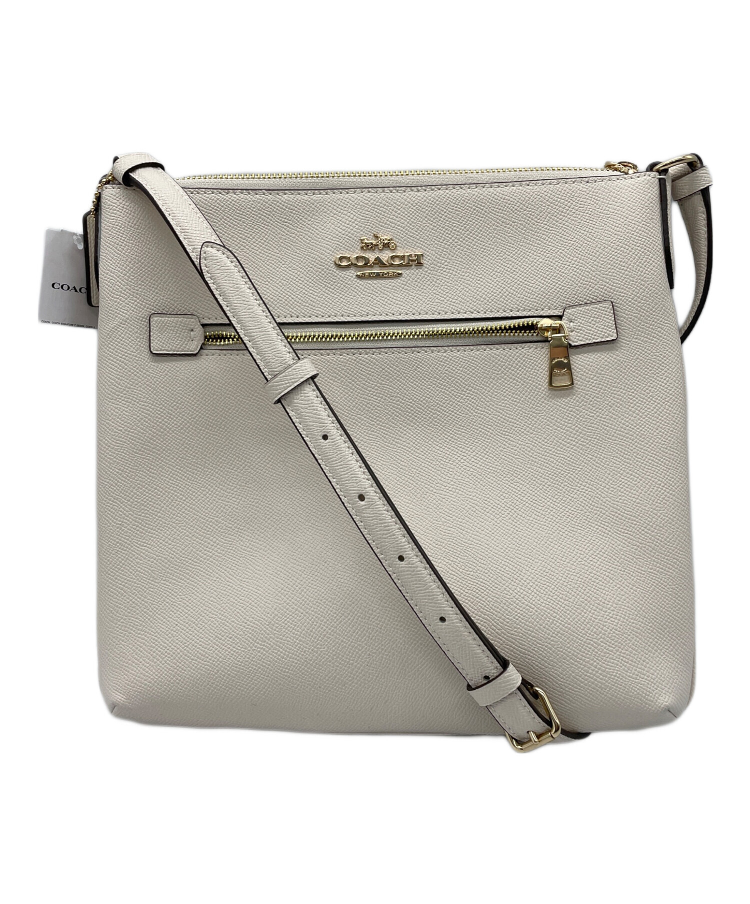 中古・古着通販】COACH (コーチ) ワンショルダーバッグ ホワイト 