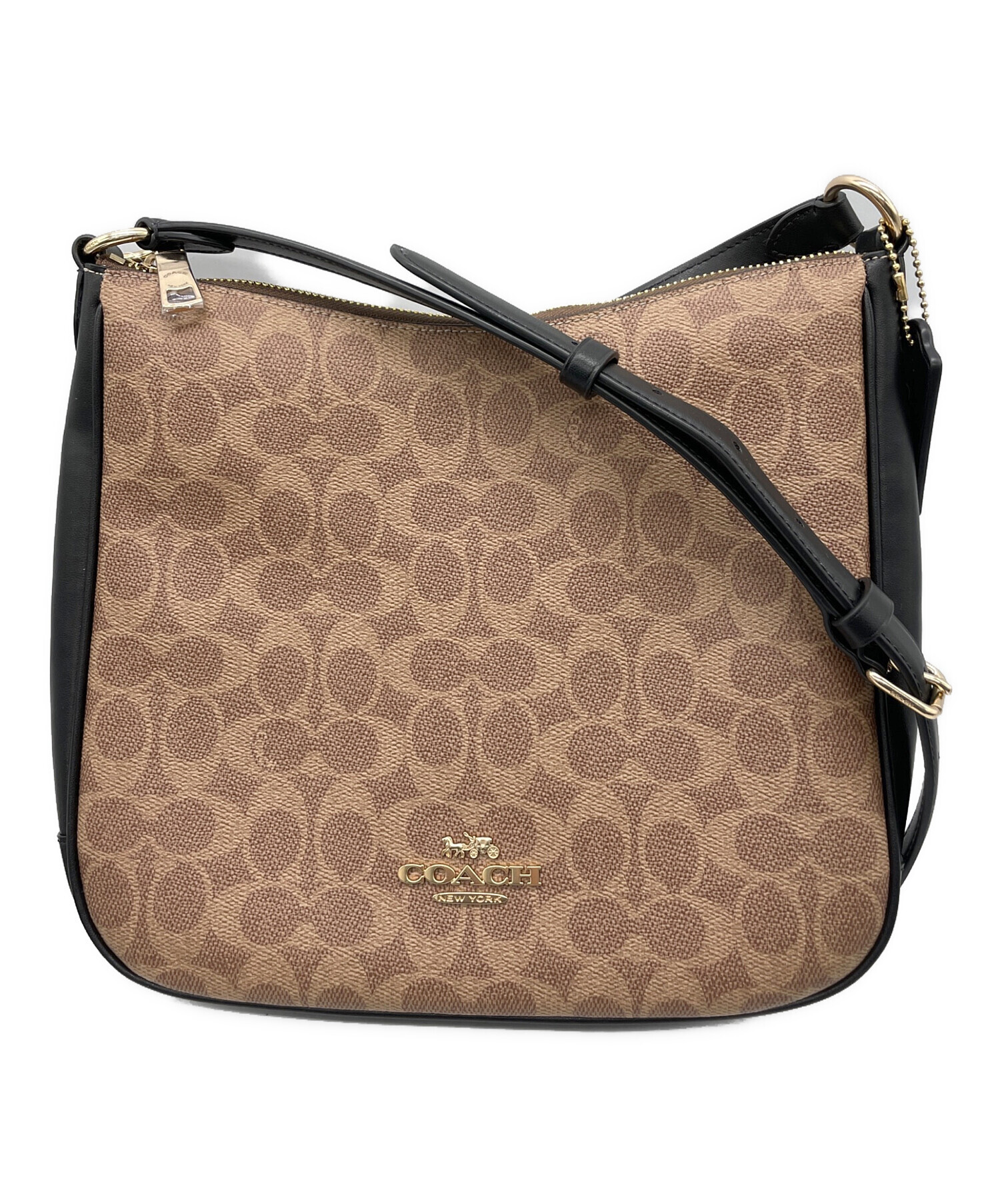中古・古着通販】COACH (コーチ) シグネチャー エリー ファイル バッグ 