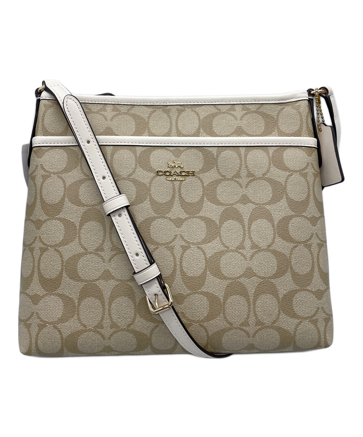 中古・古着通販】COACH (コーチ) シグネチャー ショルダーバッグ