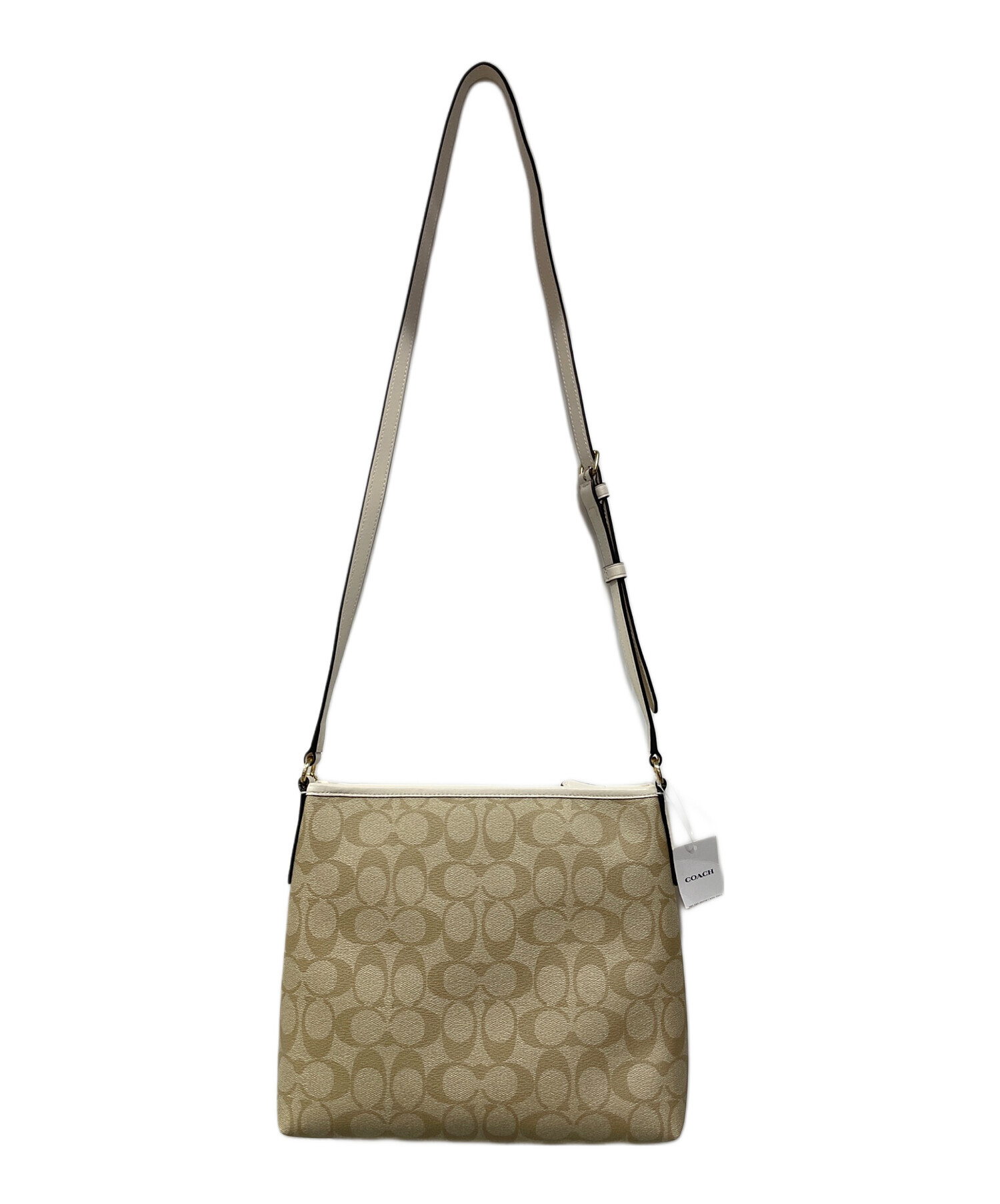 coach シグネチャーショルダーバック　未使用品 中古・古着通販】COACH (コーチ) シグネチャー ショルダーバッグ