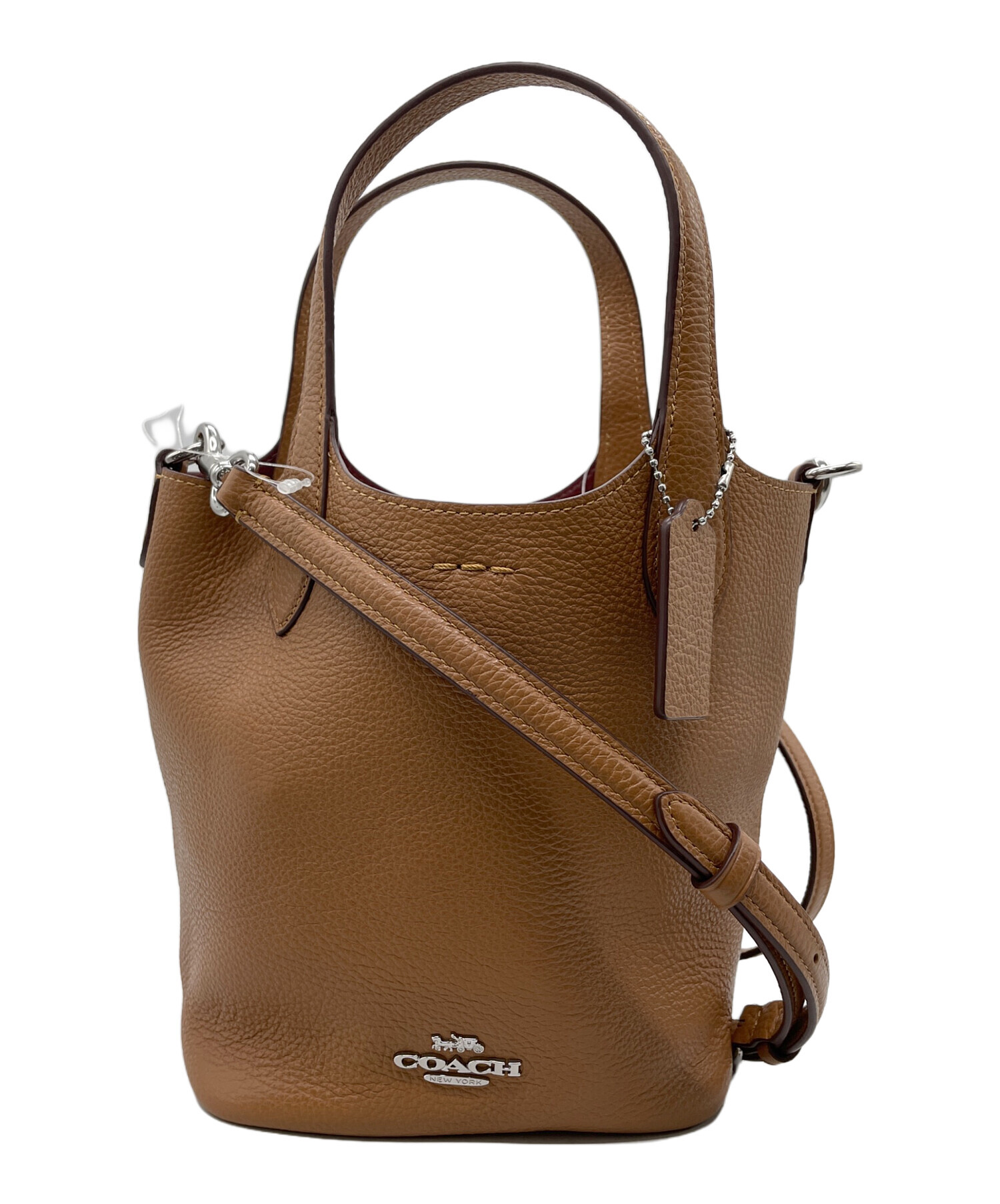 中古・古着通販】COACH (コーチ) ハンナ バケット バッグ ブラウン 