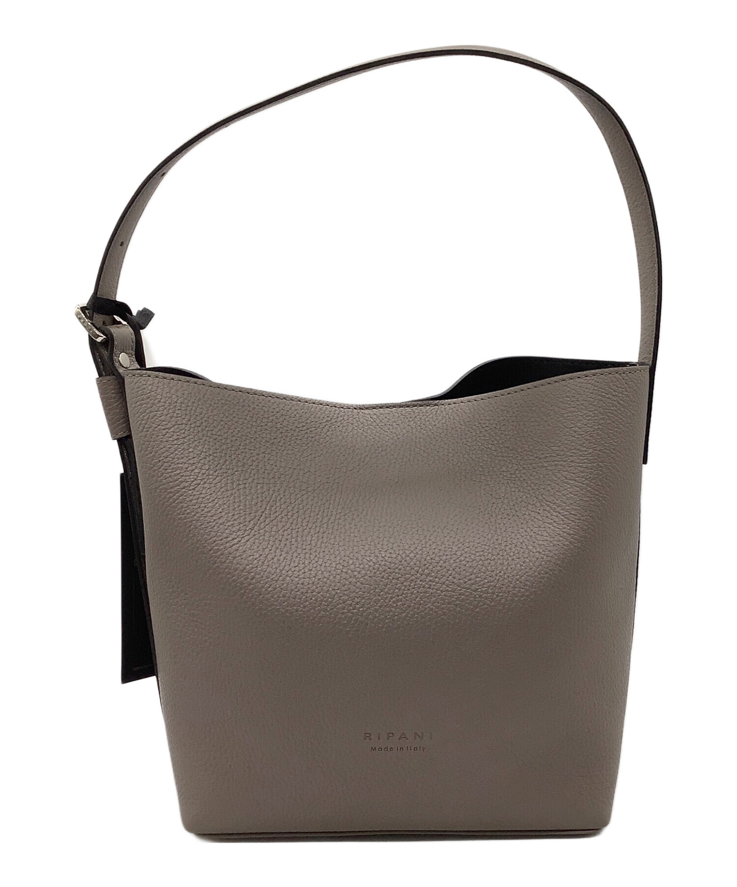良品 RIPANI リパーニ レザー ワンショルダーバッグ ハンドバッグ カーキ レディース 古着 中古 USED RIPANI - 良品 RIPANI リパーニ レザー ワンショルダーバッグ