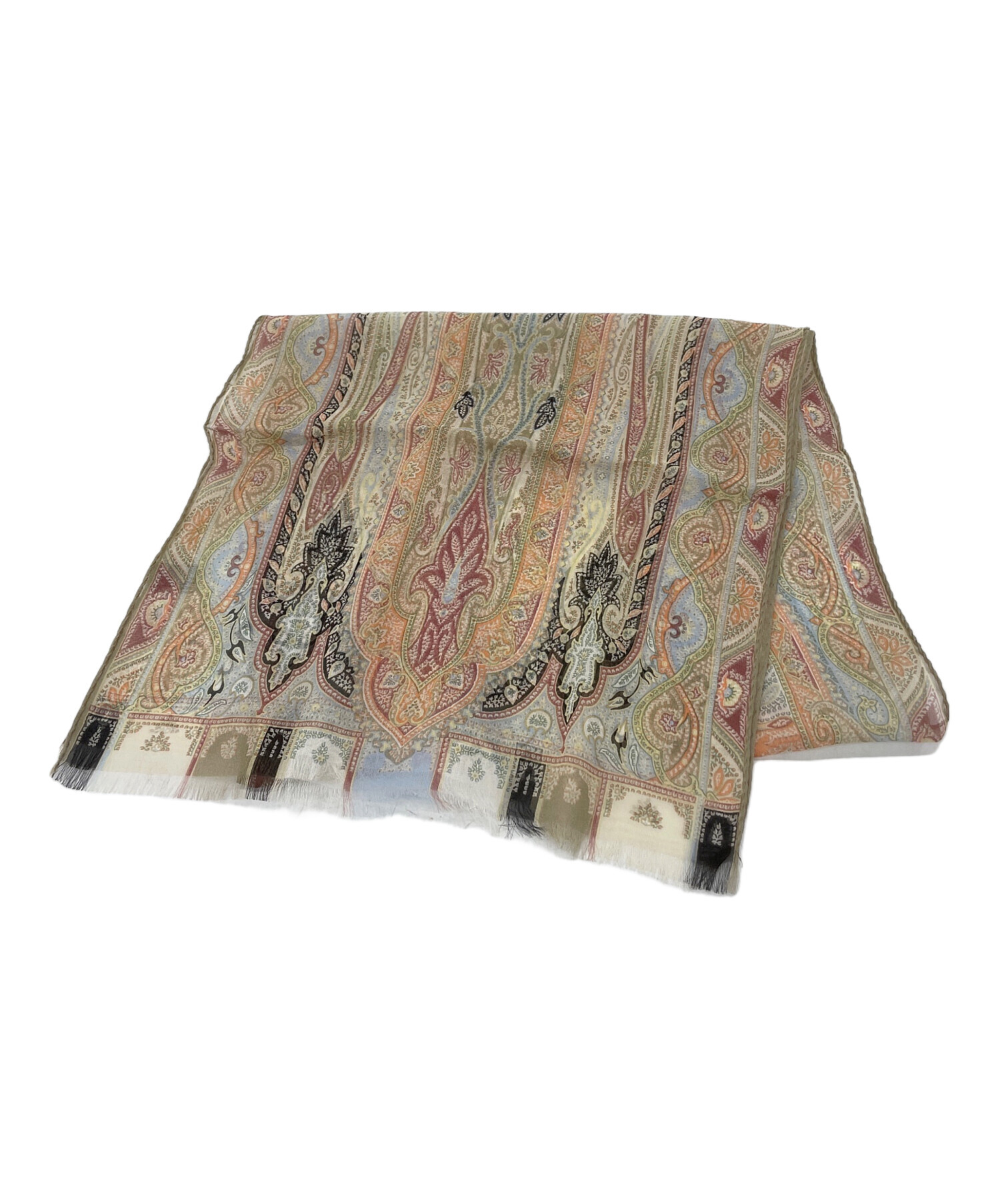 ETRO エトロ ストール  ベージュ 【古着】【中古】【送料無料】 ETRO（エトロ）ストール ベージュ サイズ:- レディース/2200670916054