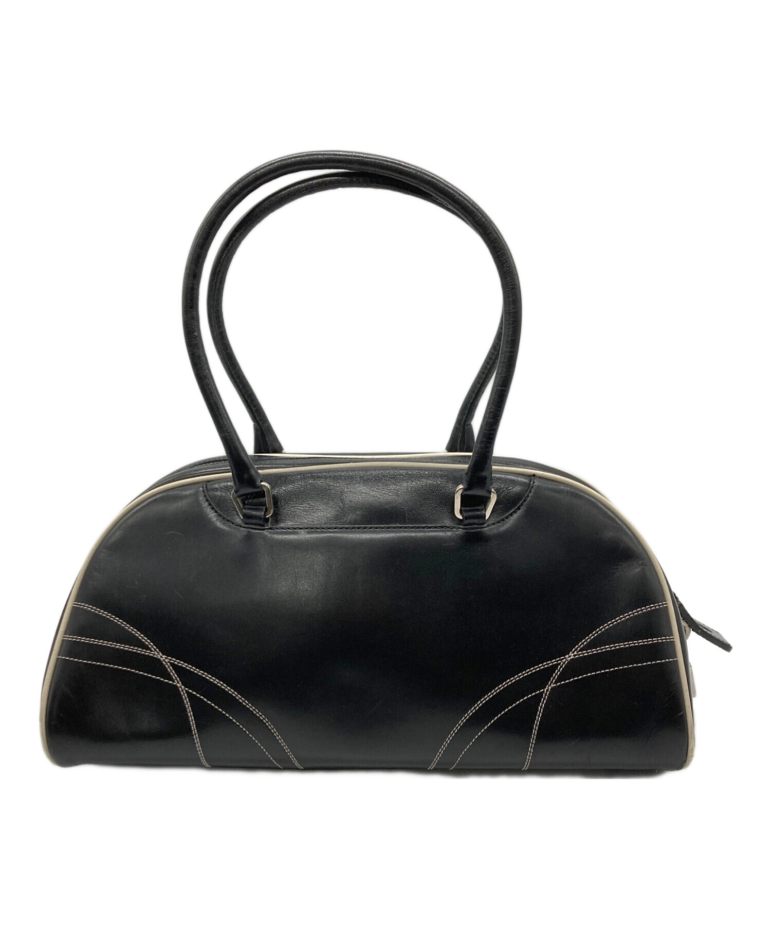 中古・古着通販】PRADA (プラダ) アーカイブボウリングバッグ ブラック