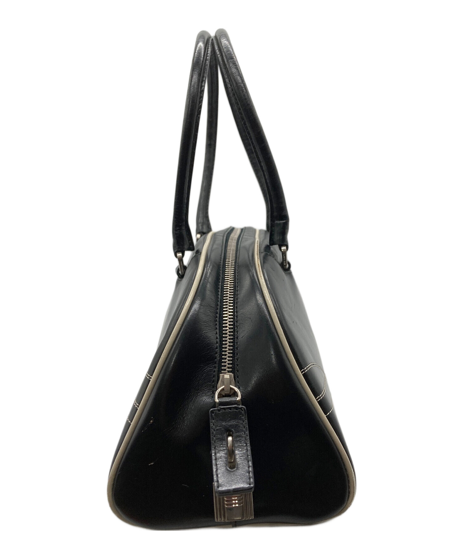 中古・古着通販】PRADA (プラダ) アーカイブボウリングバッグ ブラック