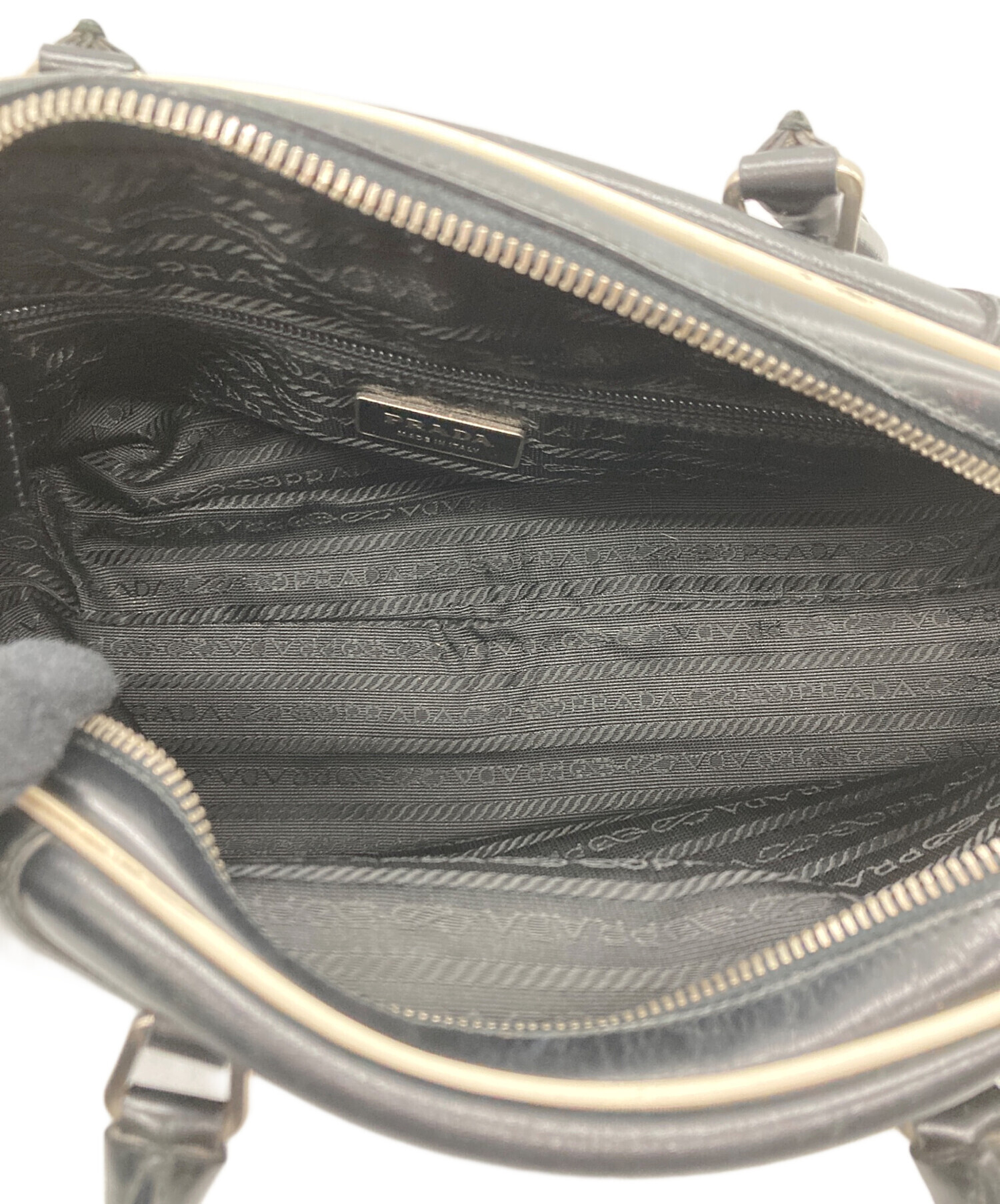 中古・古着通販】PRADA (プラダ) アーカイブボウリングバッグ ブラック