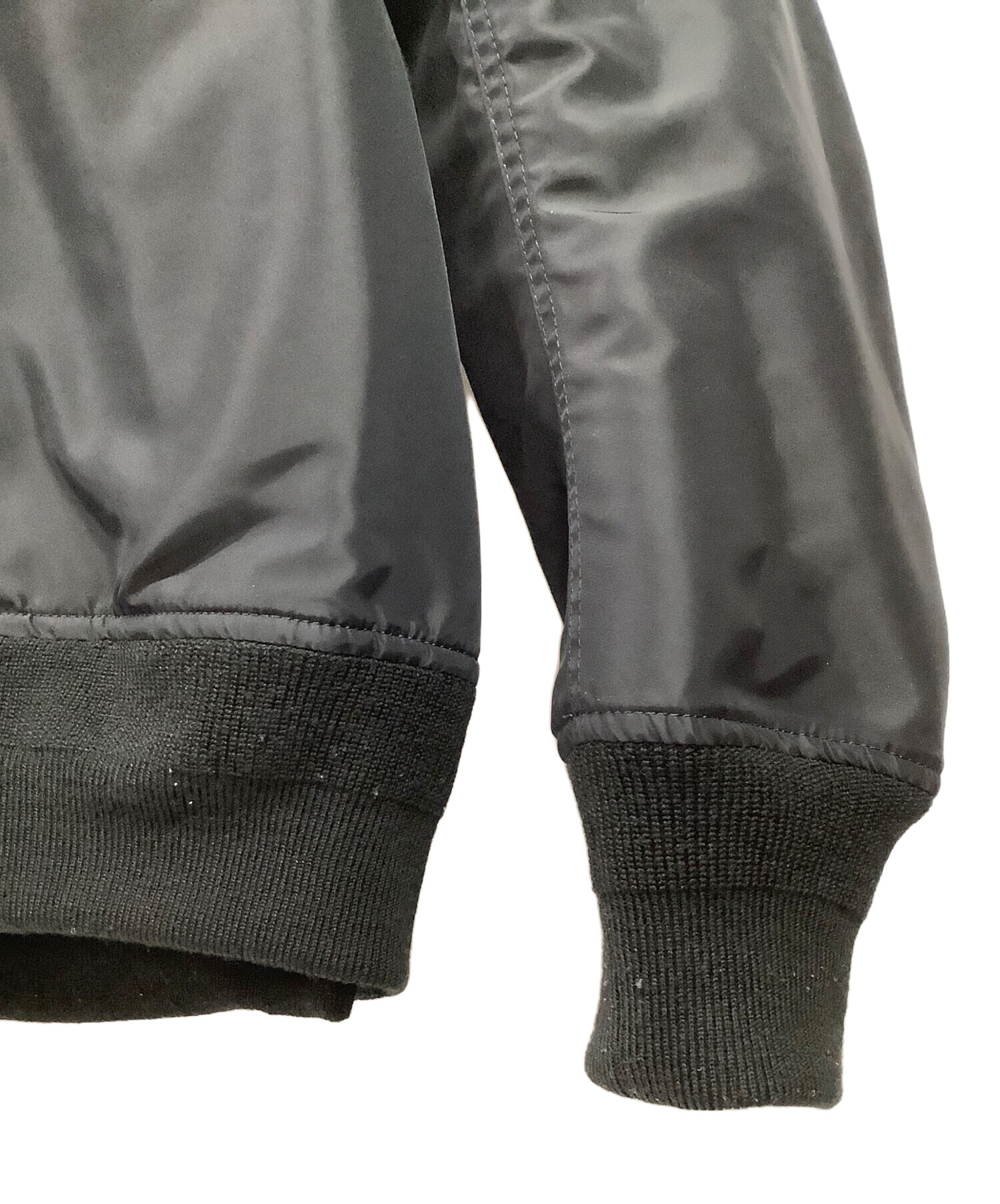 中古・古着通販】sacai (サカイ) ボンバージャケット ブラック サイズ
