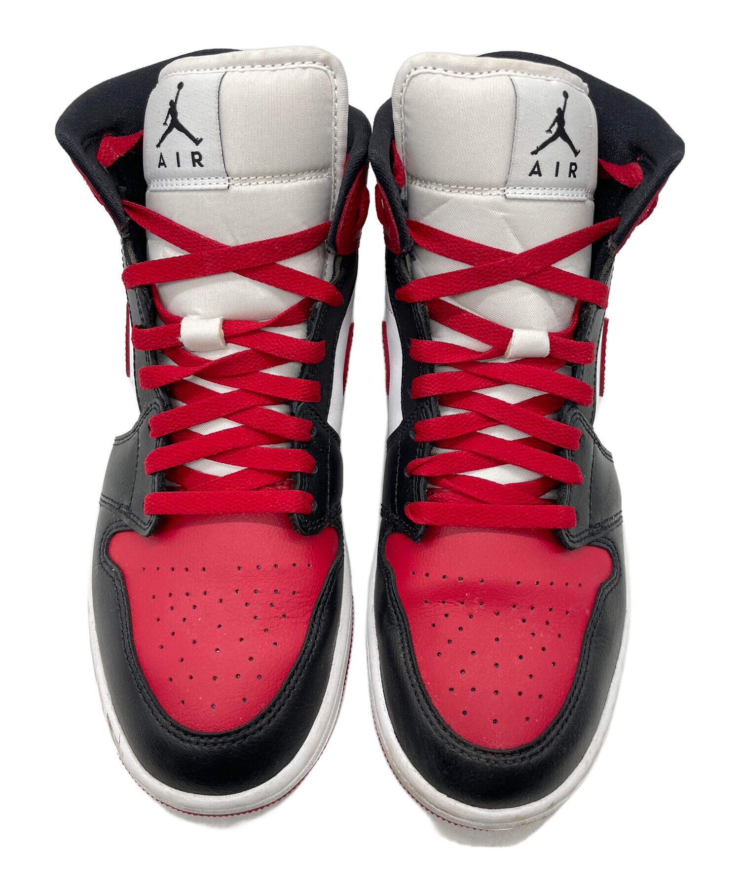 中古・古着通販】NIKE (ナイキ) WMNS AIR JORDAN 1 MID レッド 