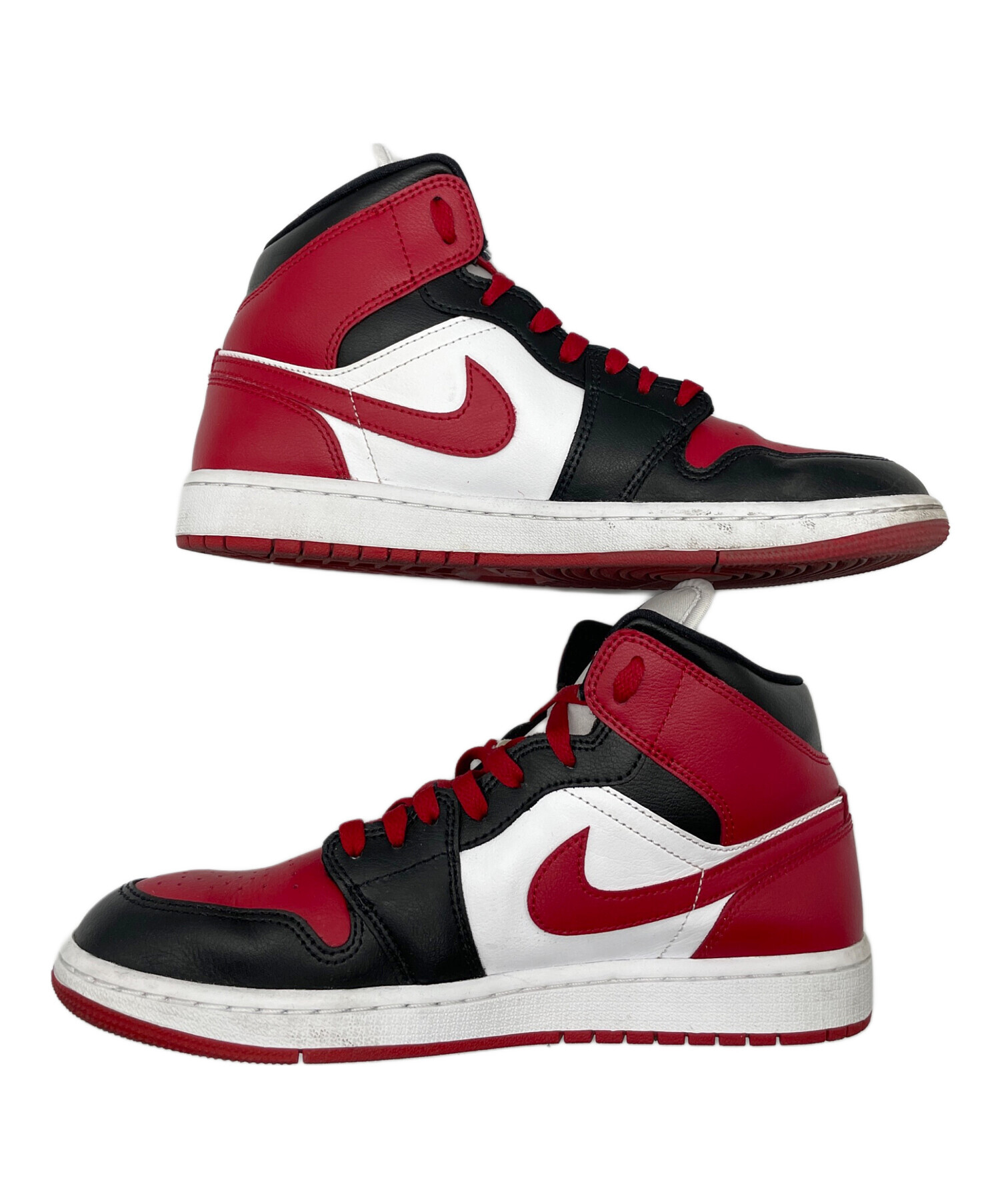 中古・古着通販】NIKE (ナイキ) WMNS AIR JORDAN 1 MID レッド 
