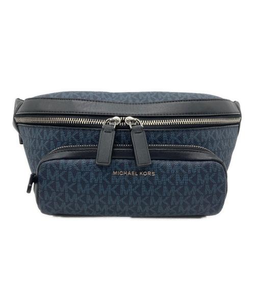 【ほぼ未使用品】MICHAEL KORS ネイビー ボディバッグ 中古・古着通販】MICHAEL KORS (マイケル・コース) ボディーバッグ