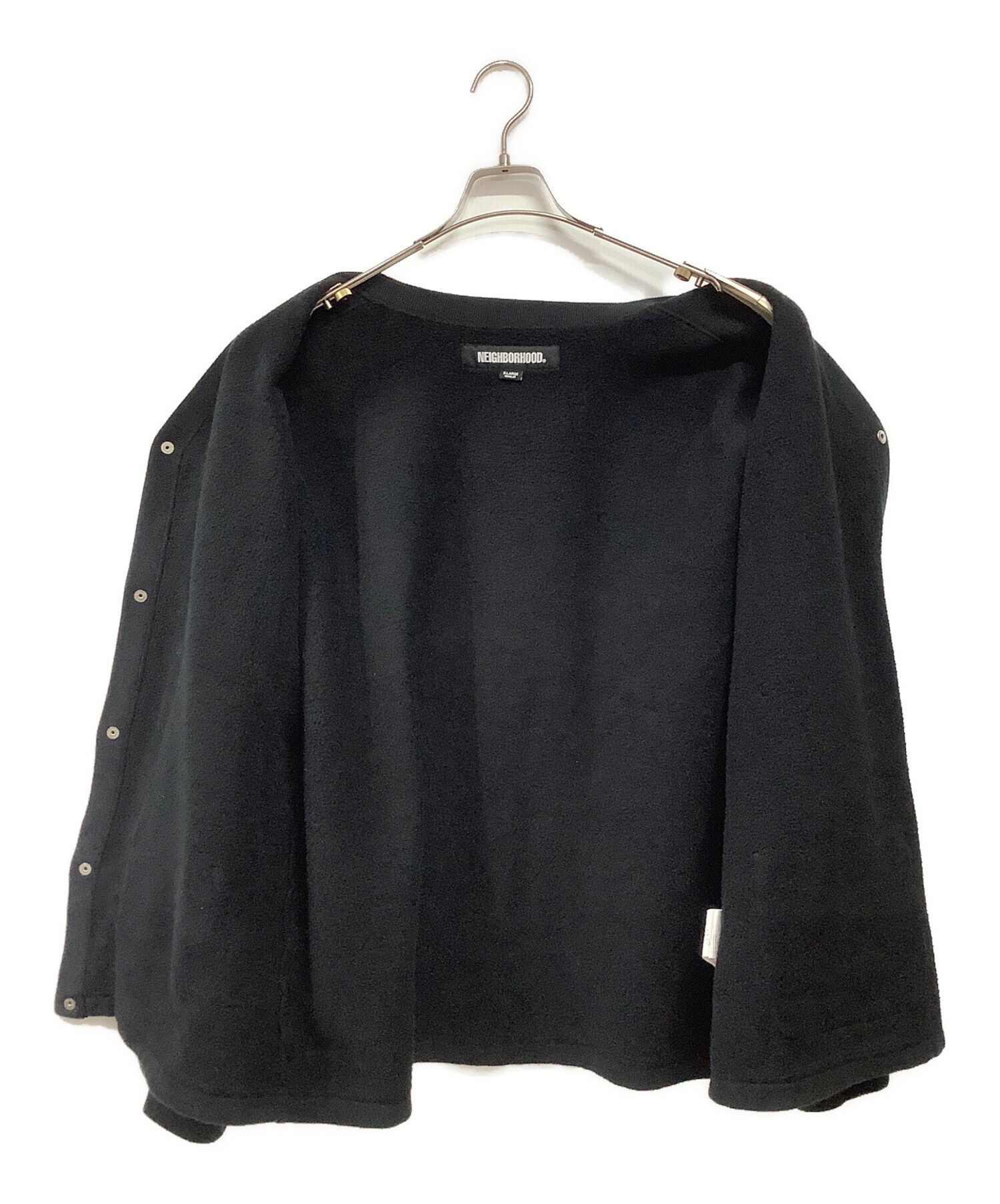 NEIGHBORHOOD スウェット　カーディガン　ブラック　XL Ｖネック 中古・古着通販】NEIGHBORHOOD (ネイバーフッド) PLAIN SWEATCARDIGAN