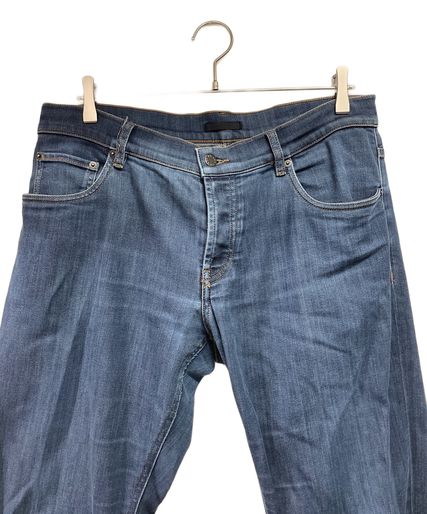 中古・古着通販】PRADA (プラダ) ストレッチジーンズ スカイブルー