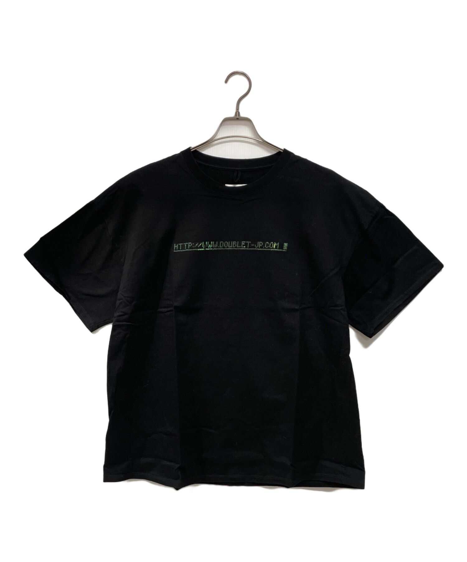 中古・古着通販】doublet (ダブレット) 半袖カットソー ブラック 