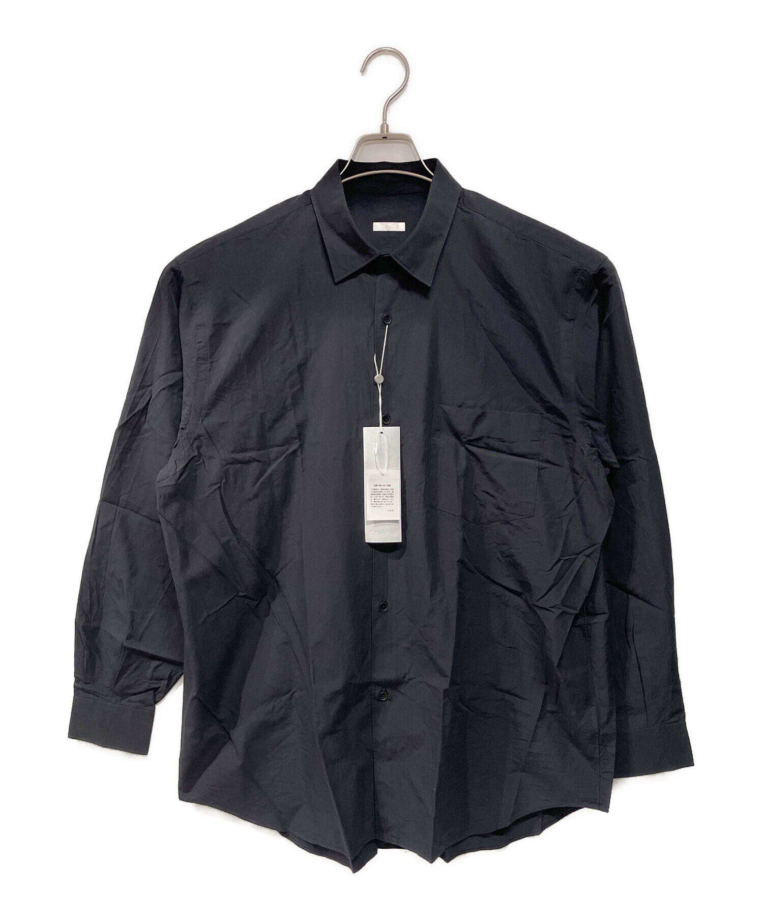 中古・古着通販】COMOLI (コモリ) コモリシャツ ネイビー サイズ:SIZE 