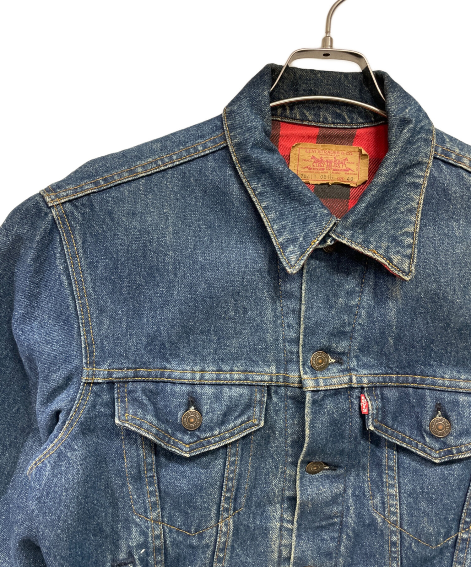 【Levi's 】デニムジャケット【サイズ40】 中古・古着通販】LEVI'S (リーバイス) デニムジャケット サイズ:SIZE