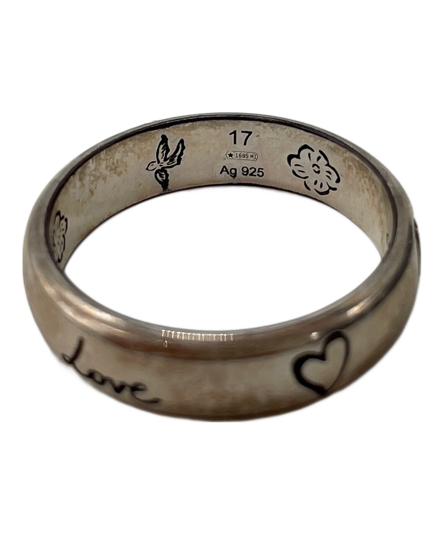中古・古着通販】GUCCI (グッチ) BLIND FOR LOVE シルバーリング
