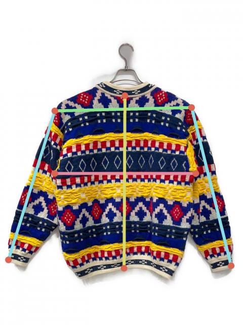 中古・古着通販】Coogi (クージー) 3Dニット マルチカラー サイズ:M