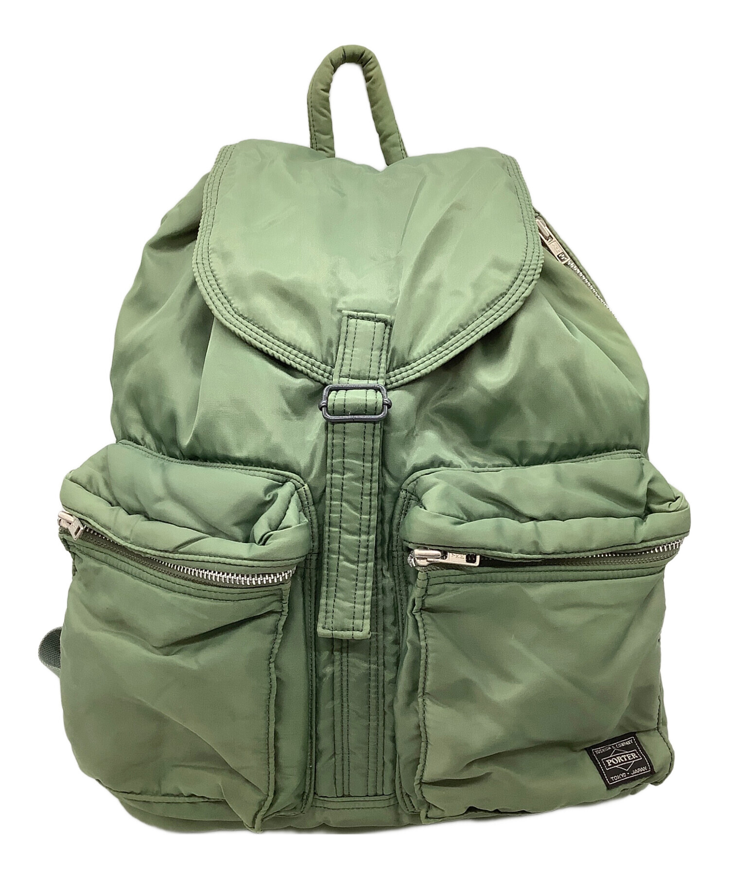 中古・古着通販】PORTER (ポーター) タンカー リュック 14L グリーン