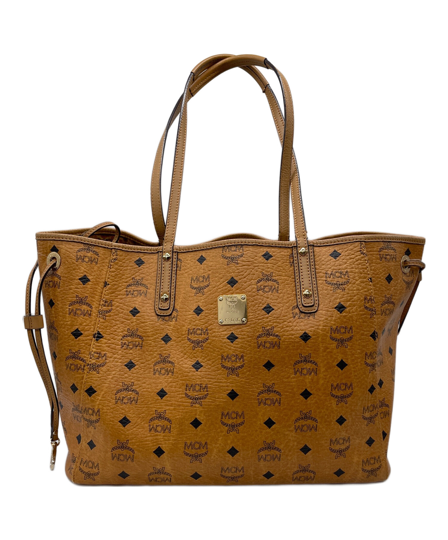 中古・古着通販】MCM (エムシーエム) トートバッグ ベージュ｜ブランド 