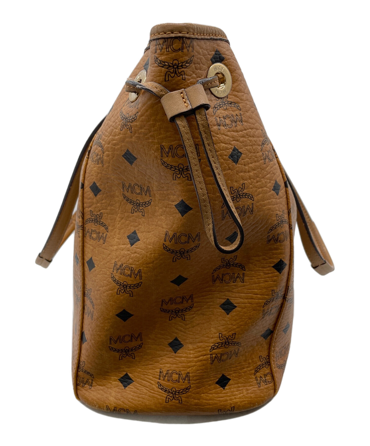 中古・古着通販】MCM (エムシーエム) トートバッグ ベージュ｜ブランド 