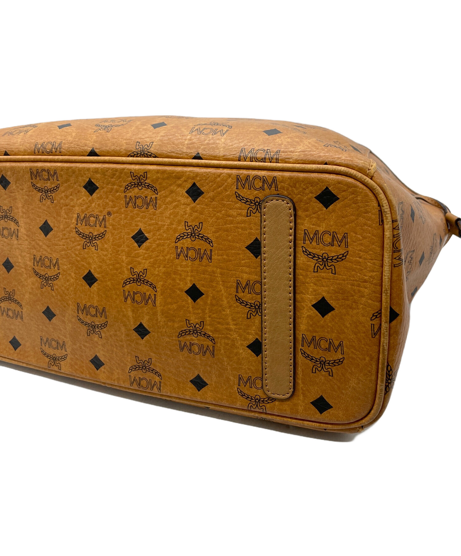 中古・古着通販】MCM (エムシーエム) トートバッグ ベージュ｜ブランド 